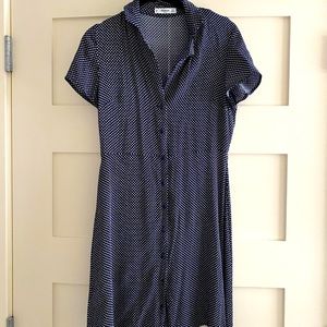 Mango Button Up summer Dress